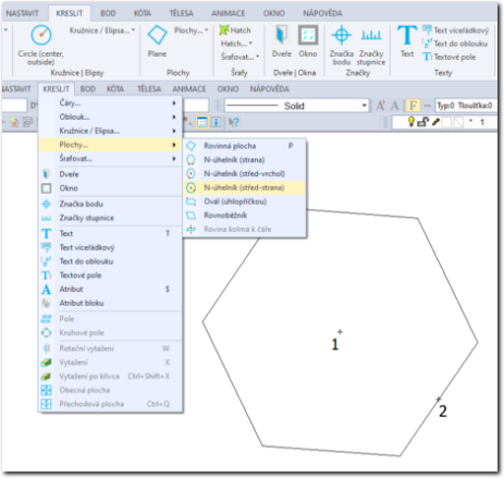 ukázka nového příkazu DesignCAD
