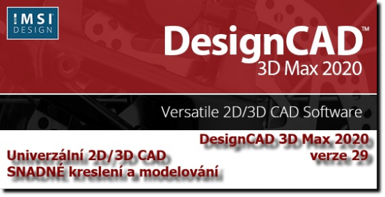 Výřez z obálky programu DesignCAD 3D Max 2020 